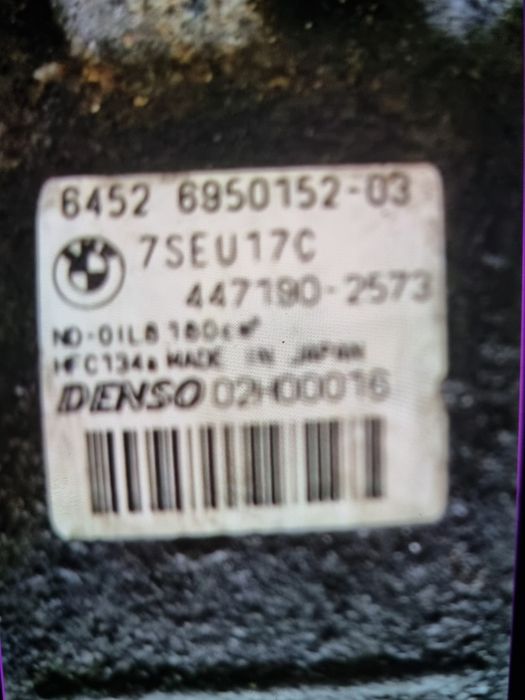 Sprężarka klimatyzacji bmw e60 e61 e90 e87 2.0d n47
