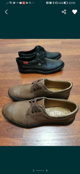 Skórzane Buty Męskie Lekkie Wygodne