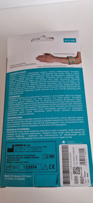 Stabilizator łokcia