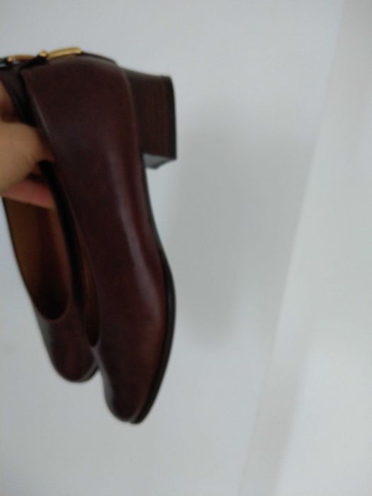 Czółenka luxury skóra naturalna Oswald. Nowe