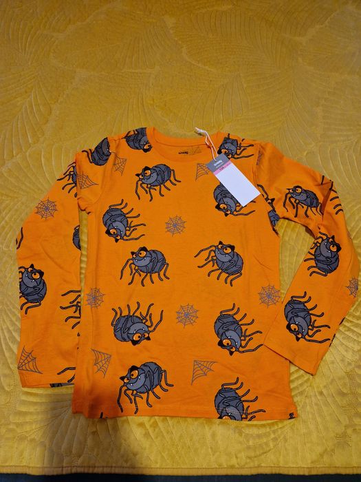 Nowa bluzka Halloween 134 tshirt koszulka