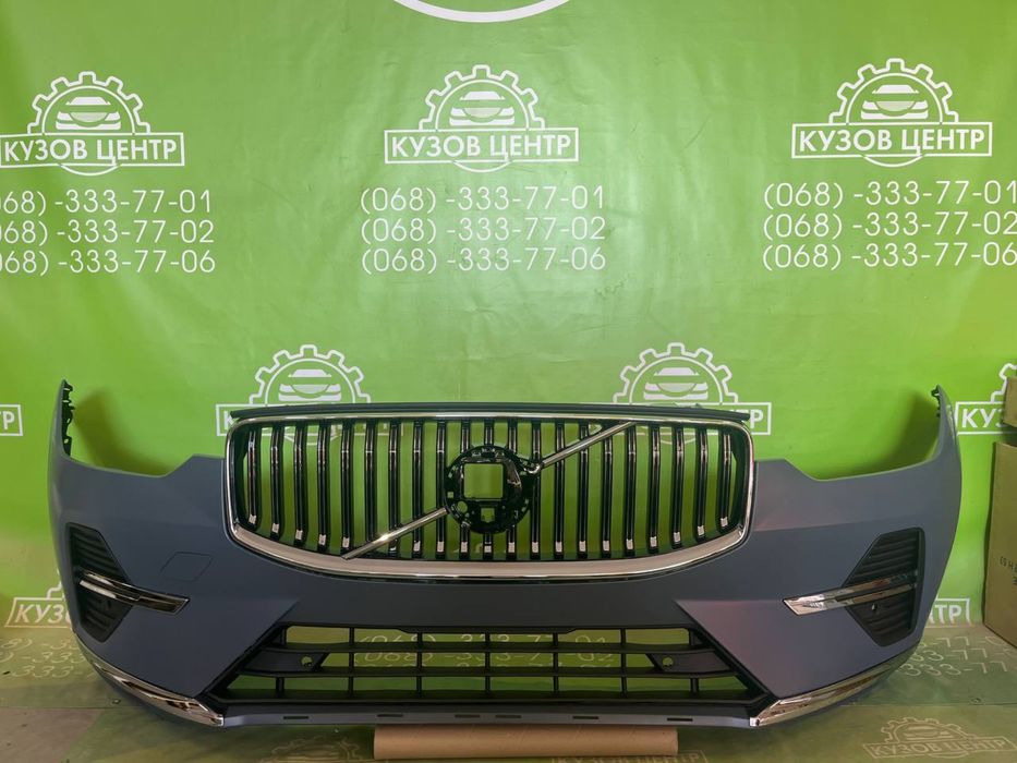 Бампер передній в зборі Volvo ХС60 2021-2025 рестайлінг в НАЯВНОСТІ бампер переднии в сборе комплектний вольво хс60 решітка T5 T6