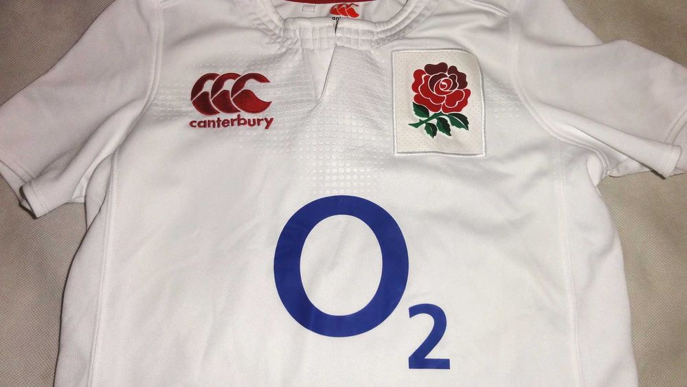 ENGLAND - CCC - Koszulka dla młodego rugbisty  - Rozmiar XS - 14 Lat