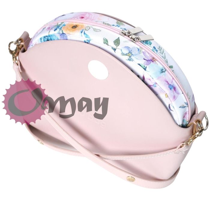 organizer OBAG MOON LIGHT ogród róże pudrowe 2 kieszenie wkład OMAY