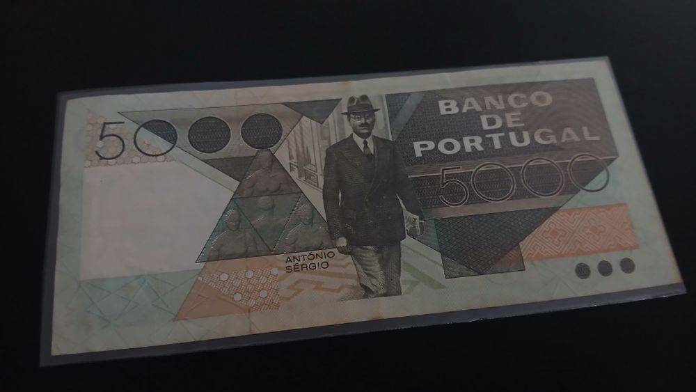Nota de 5000 Escudos de 1986