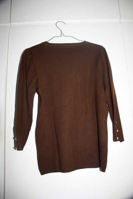Camisola castanha da STRADIVARIUS Tamanho M