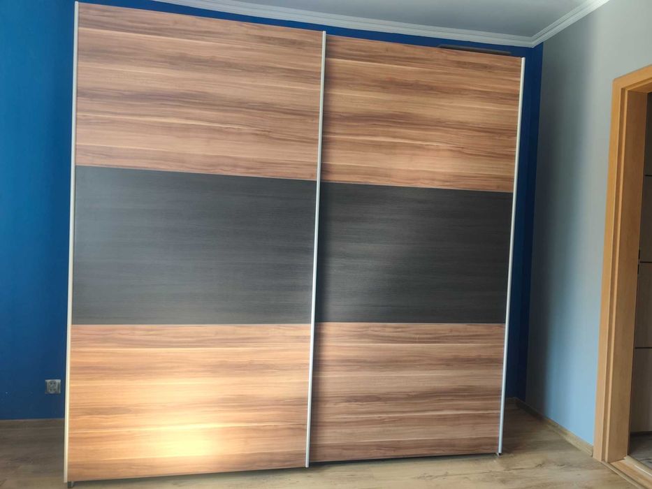 Szafa SATURN BRW wenge + śliwa wallis używana stan dobry 2,25x2,2x0,6