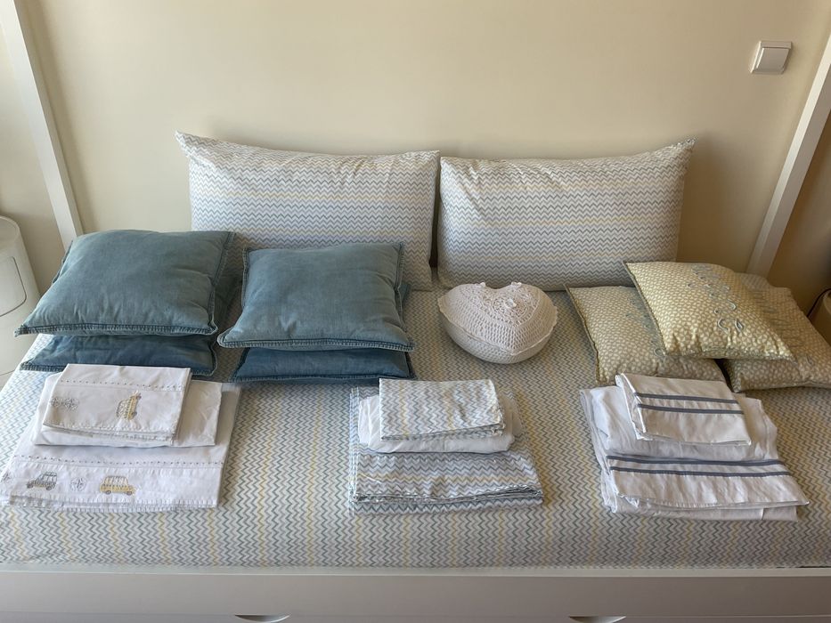 Lençóis e edredões Zara Home e Paradies( Nórdico)