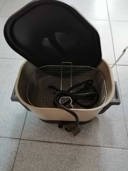 fritadeira com utilização