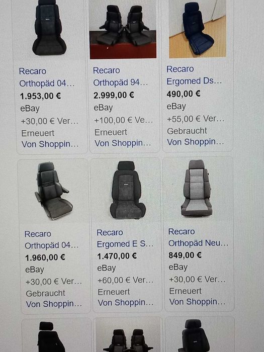 Cadera Recaro para Auto Caro e Trator