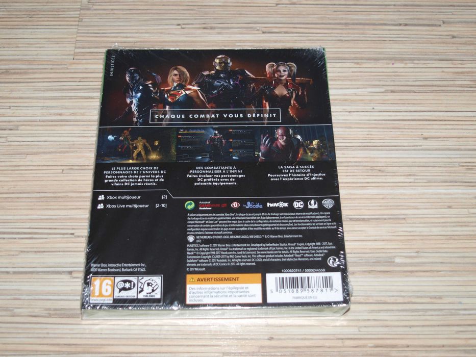 Gra Injustice 2 xbox one series x nowa we folii!!!