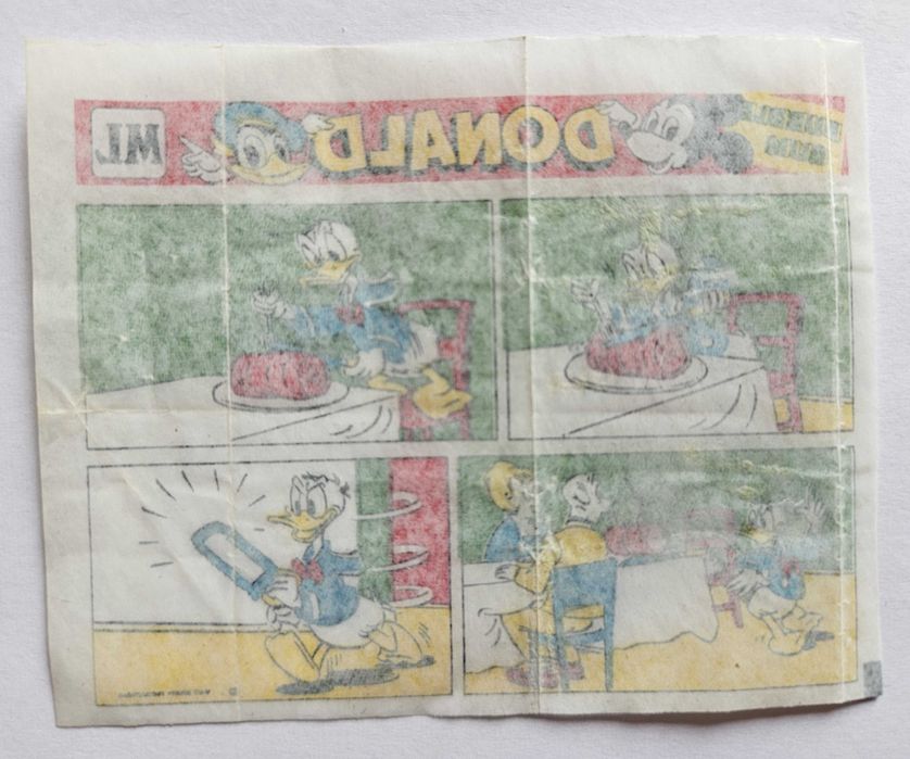 Historyjka z gumy DONALD - PRL