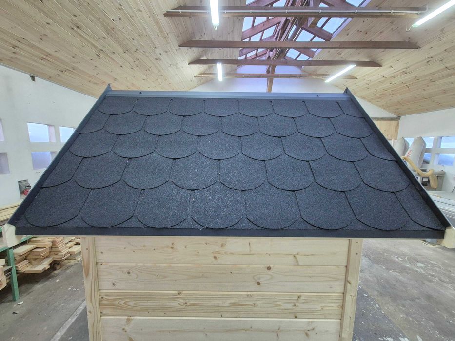 Toaleta drewniana PREMIUM solidna, duża, ogrodowa, świerk skandynawski