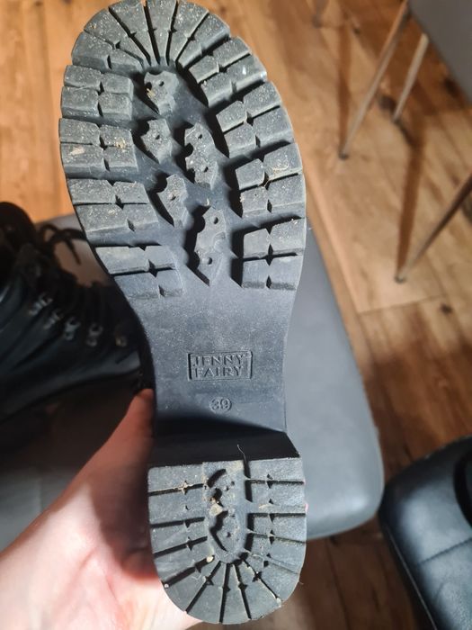 Buty damskie botki 39 czarny