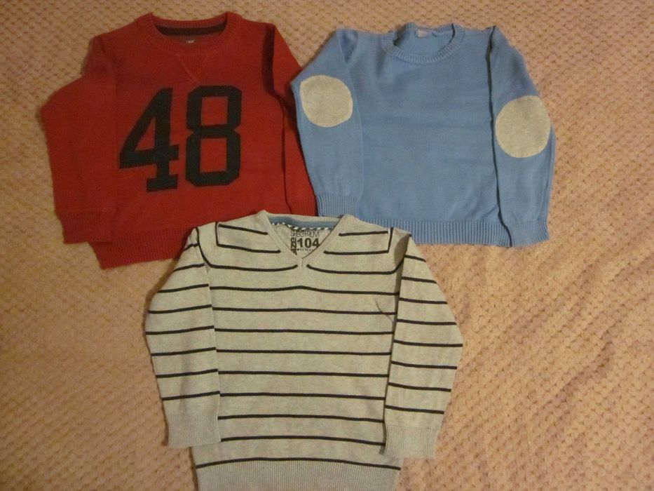 Bluzka sweterek 104 3 sztuki H&M, Reserved