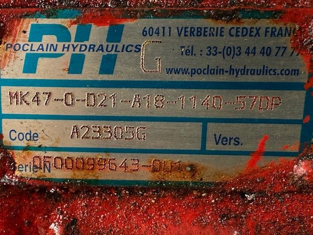 silnik poclain MK 47 do wciągarki wiertnicy kombajnu