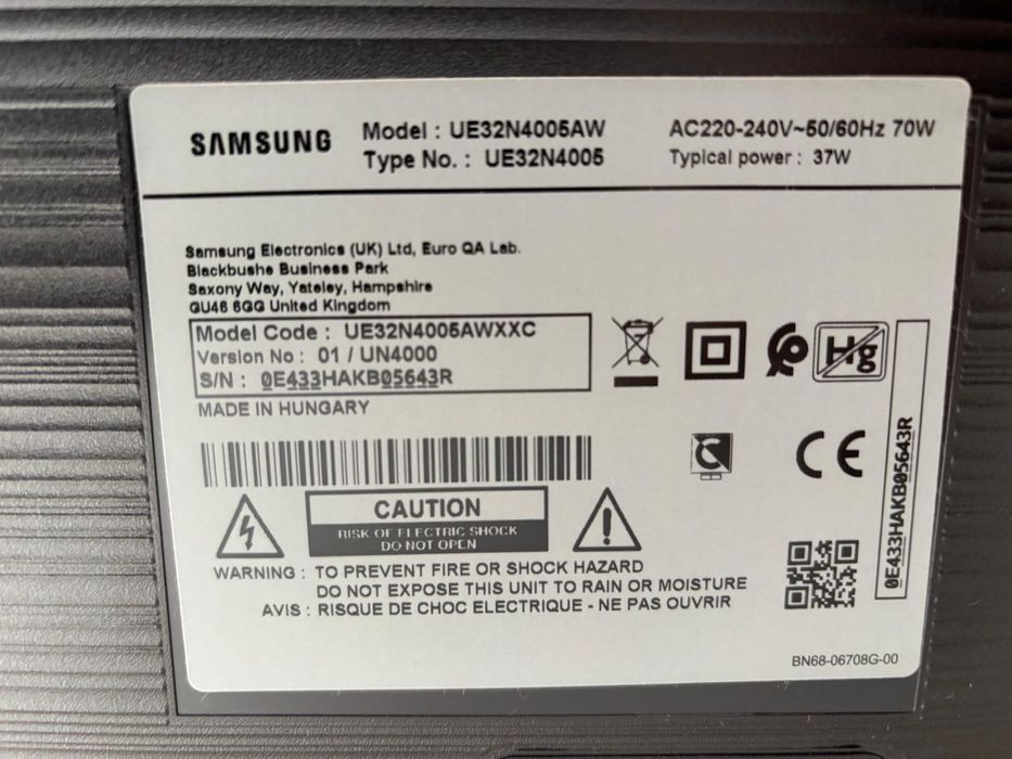 TV Samsung 32' - ótimo estado