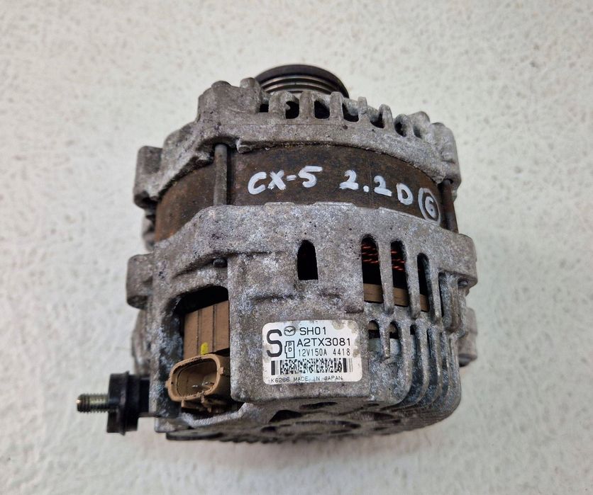 mazda cx-5 1 i 12-17 2.2 skyactiv-d alternator 150a a2tx3081