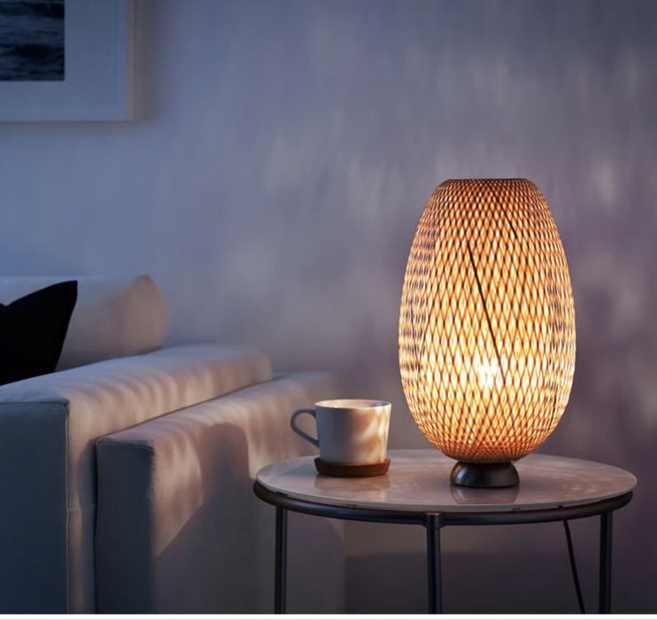Lampa bambusowa Ikea