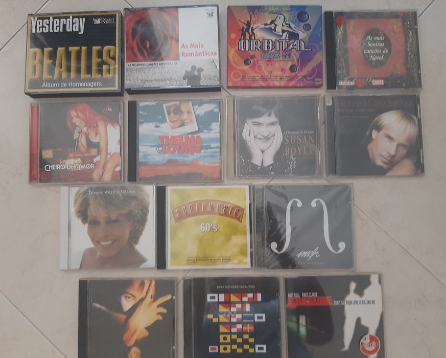 Cd erasure thelma louise tina turner richard clayderman beatles natal orbital cheiro de amor terence trent D'Arby  shout out louds  susan boyle