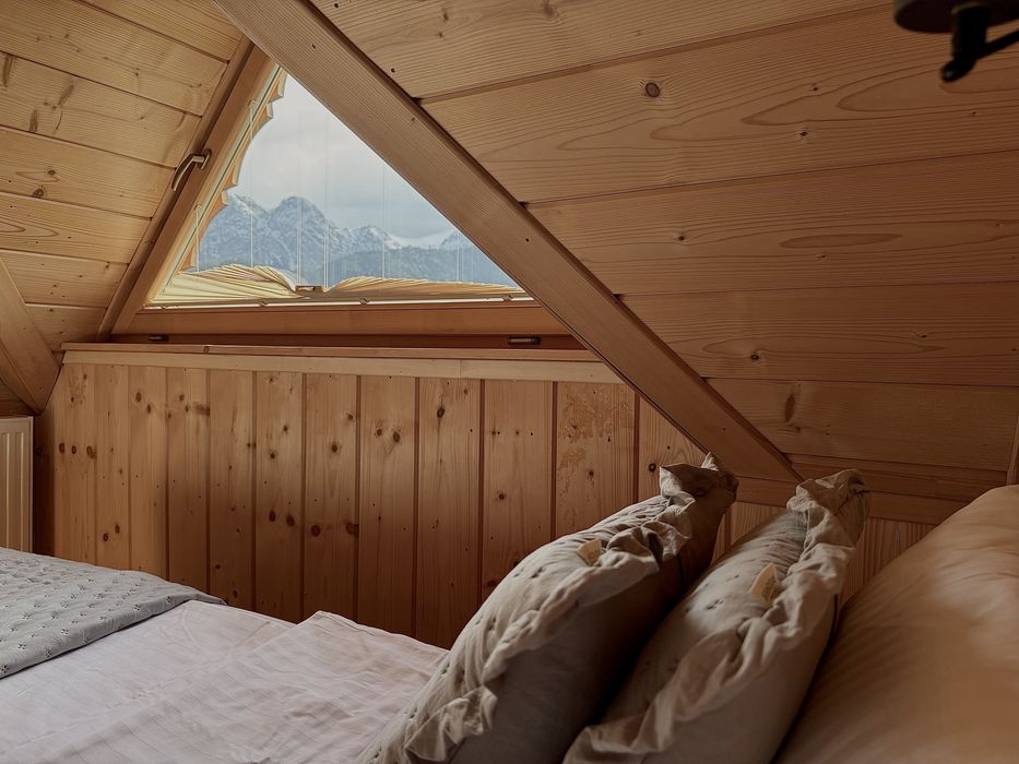 Domek z jacuzzi i widokiem na Tatry blisko Zakopanego cisza i relaks