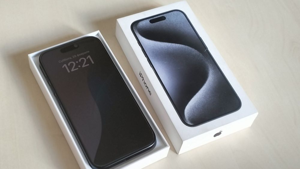 iPhone 15 Pro, Blue Titanium. 512 GB