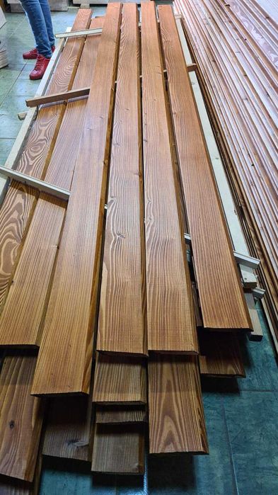 Фасадна дошка термосмерека 90/115х20х3000/4000