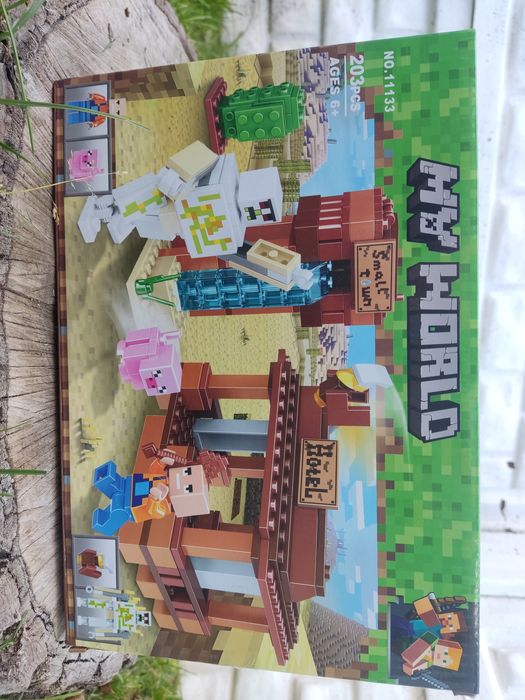 Конструктор Bela Minecraft Майнкрафт 11133 Міні-готель 203 деталі