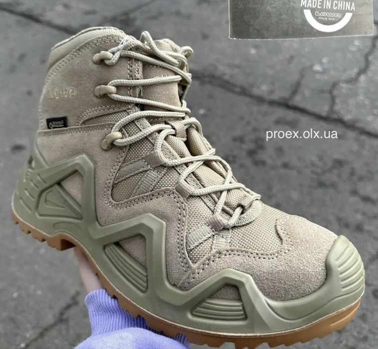 Lowa Zephyr GTX Mid TF Coyote | Тактичні берці | Військові черевики Gore-Tex | ЗСУ