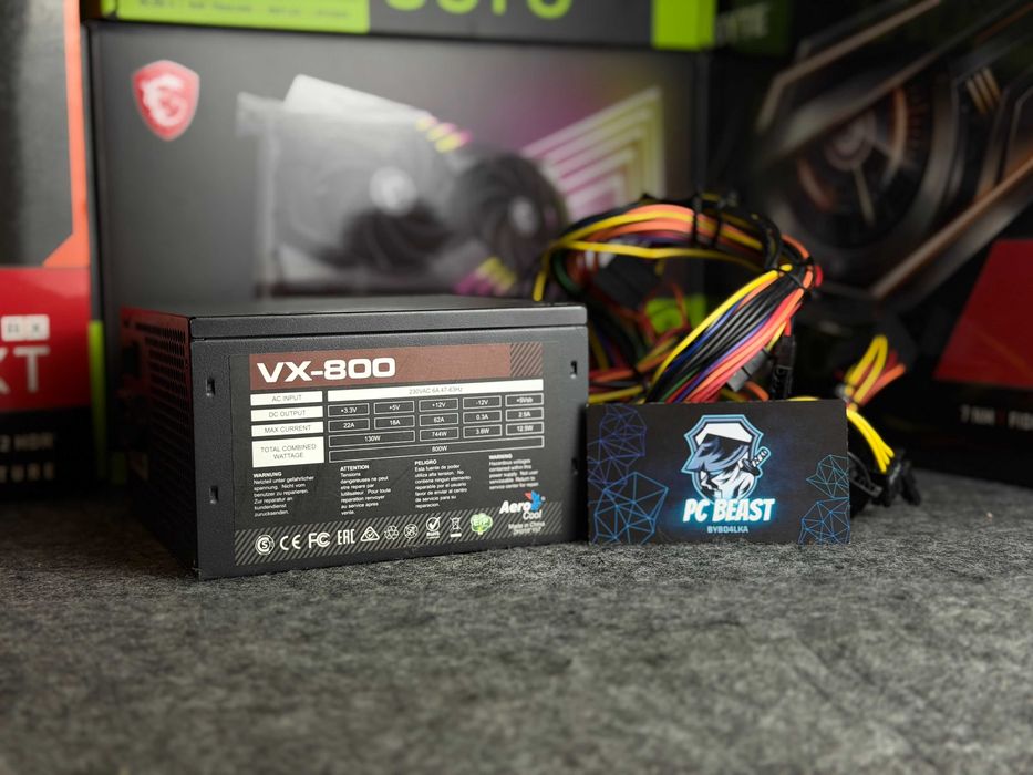 Блок живлення Aerocool VX-800 800W | МАГАЗИН | УЦІНКА / НАДІЙНИЙ БЮДЖЕТ
