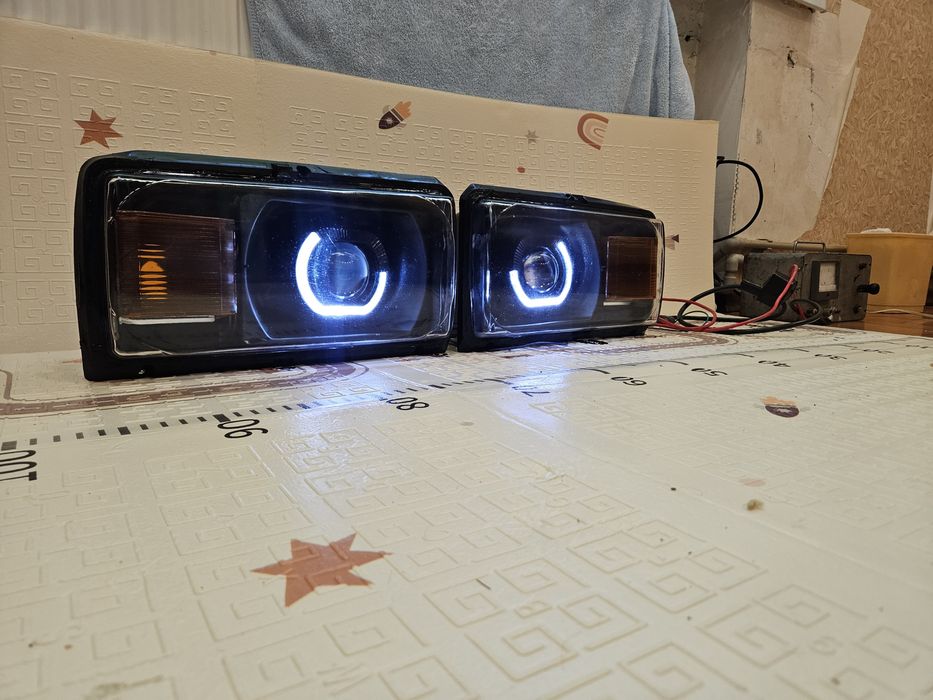 Линзованые фары ваз 2105 ваз 2107 ваз 2104