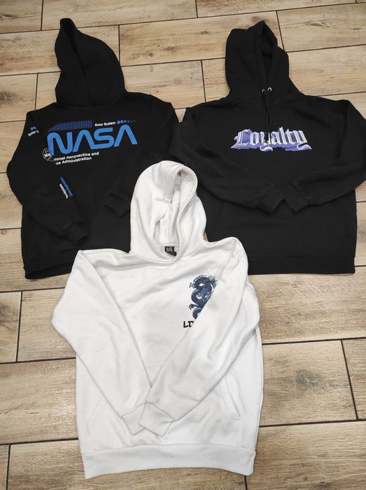 3szt bluzy dresowe rozm XS