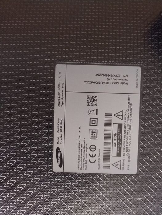 TV Samsung 48 " com suporte de parede