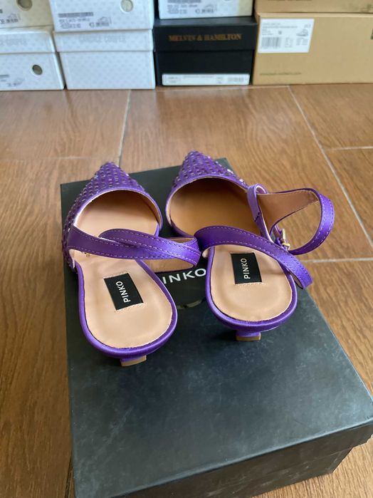 Pinko Szpilki/Sandały MENTA | z dodatkiem skóry 37