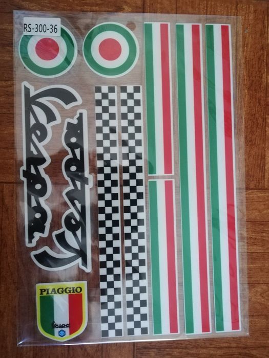 Autocolantes Vespa-Piaggio