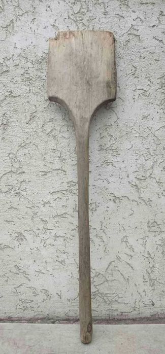 Старинная деревянная лопата хлебная цельное дерево стары садник печной