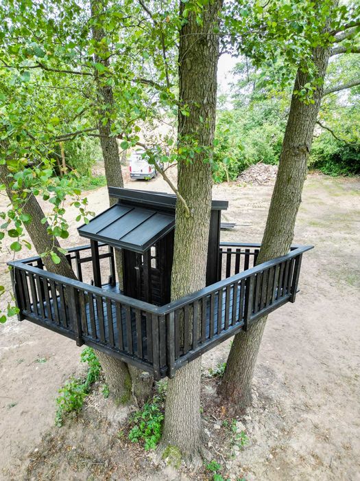 Domek na drzewie DND05 - domek drewniany - dla dzieci PLAC ZABAW