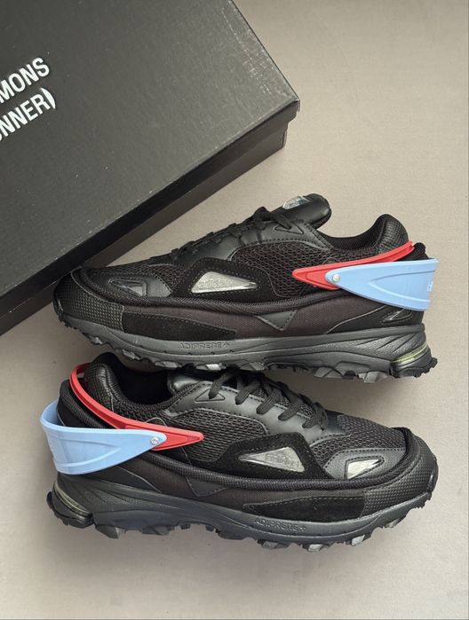 Новинка! Кросівки Raf Simons Response Trail 2 Raf Simons Core Black Bright Blue• Раф Сімонс