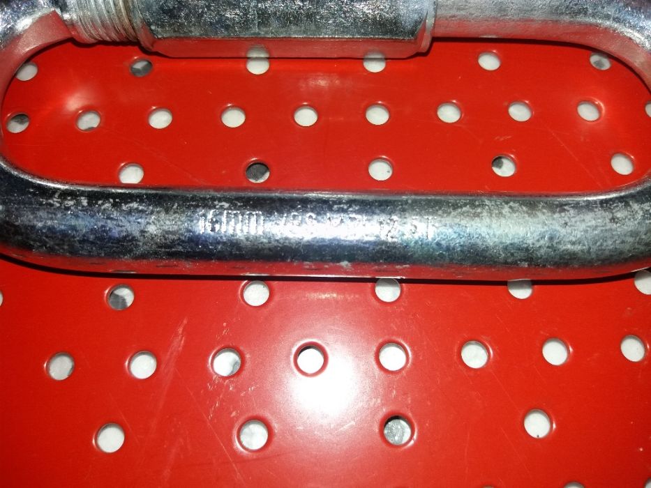 Ogniwo skręcane 16mm szekla złączka karabinczyk szekle łącznik