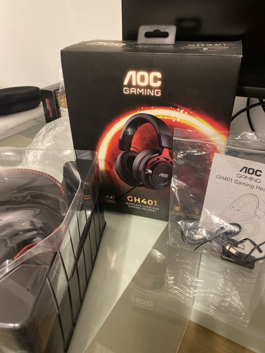 Headphones gaming  sem fio AOC GH401 - NOVOS