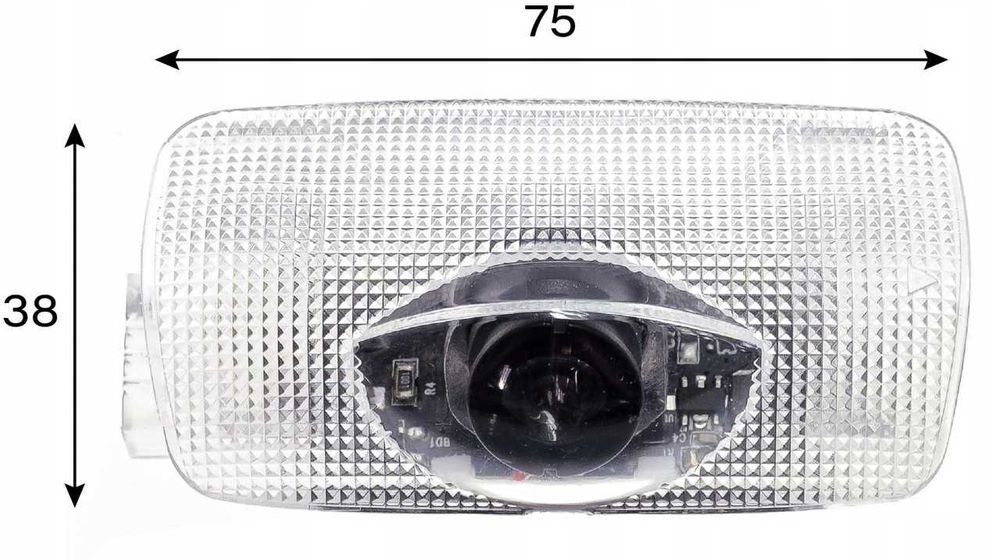 LED підсвічування дверей Toyota, проектор логотипу в дверях авто