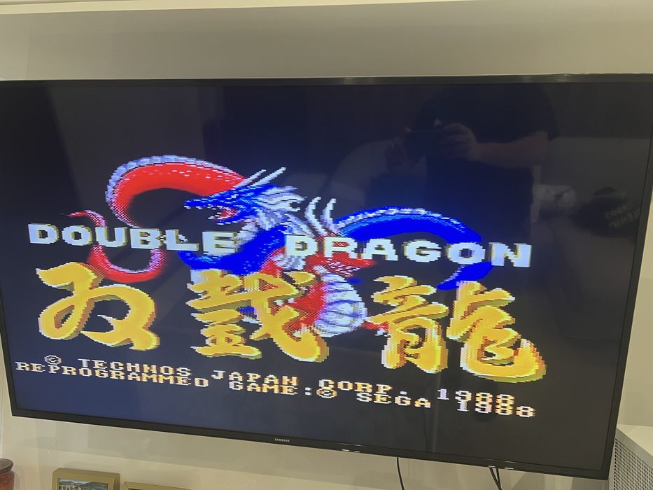 Sega Master System 2 - Sonic + Double Dragon