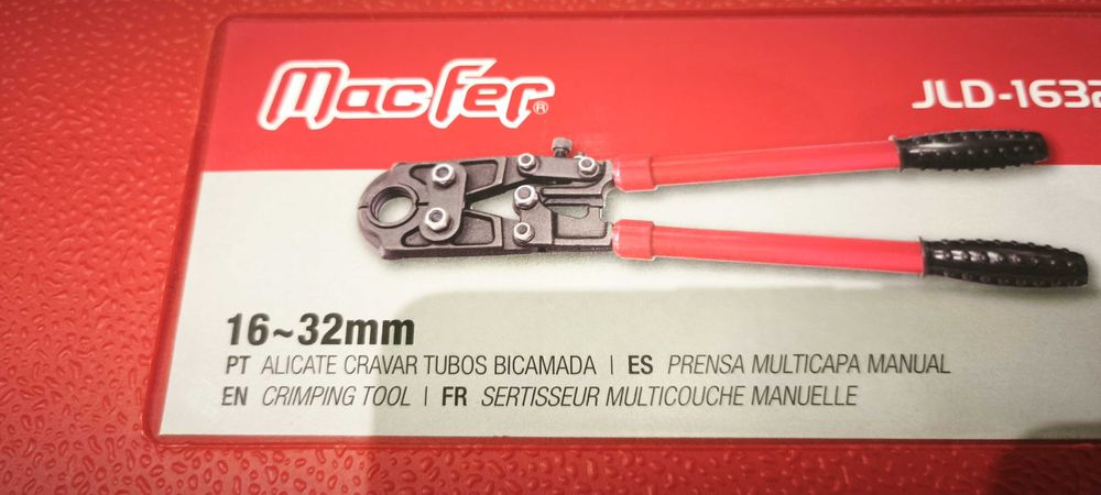 Alicate Multicamadas - Medidas 16 20 25 e 32mm (Novo)