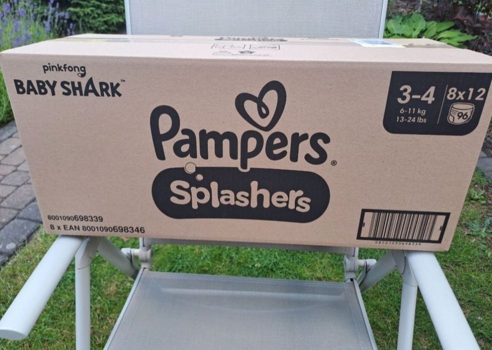 Pampers Splashers Pieluchy do Pływania Rozmiar 3-4 6-11 kg okazja