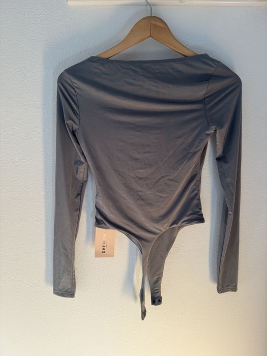 Body Azul com Etiqueta