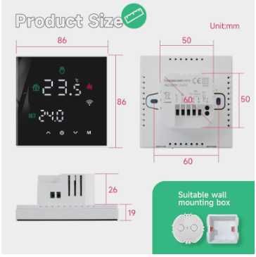 Терморегулятор Beok  SMART Wi-Fi