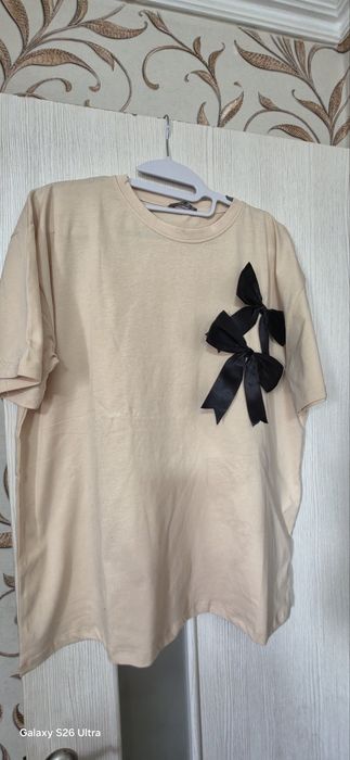 Футболка бантик 48/50