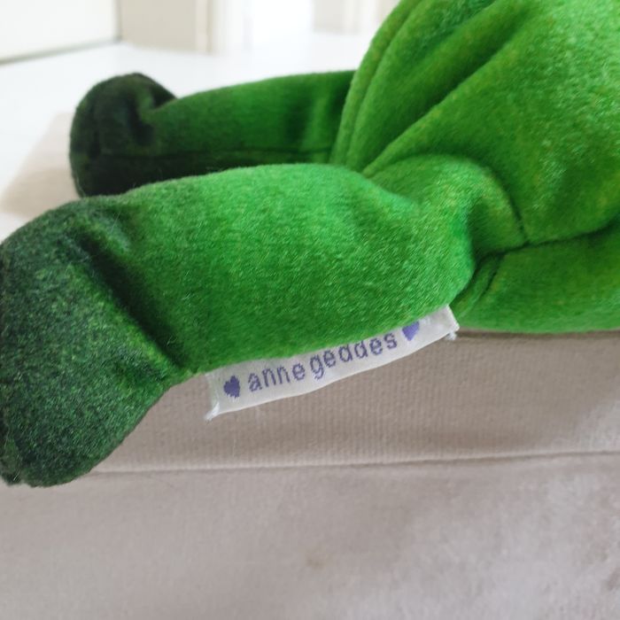 Anne Geddes laleczka niemowlę zielony motylek