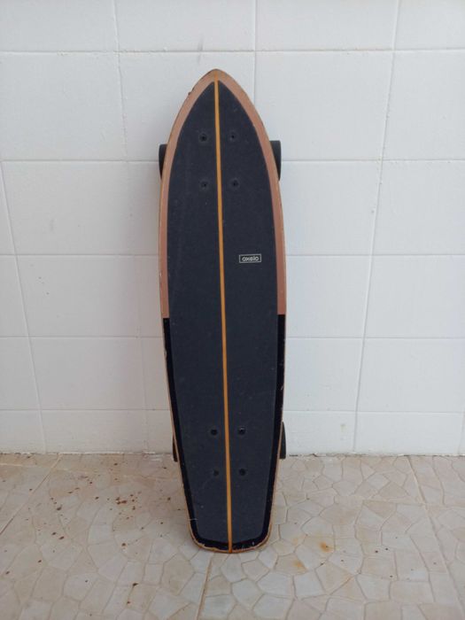 Longboard Oxelo Cruiser Surf Skate em Bom Estado