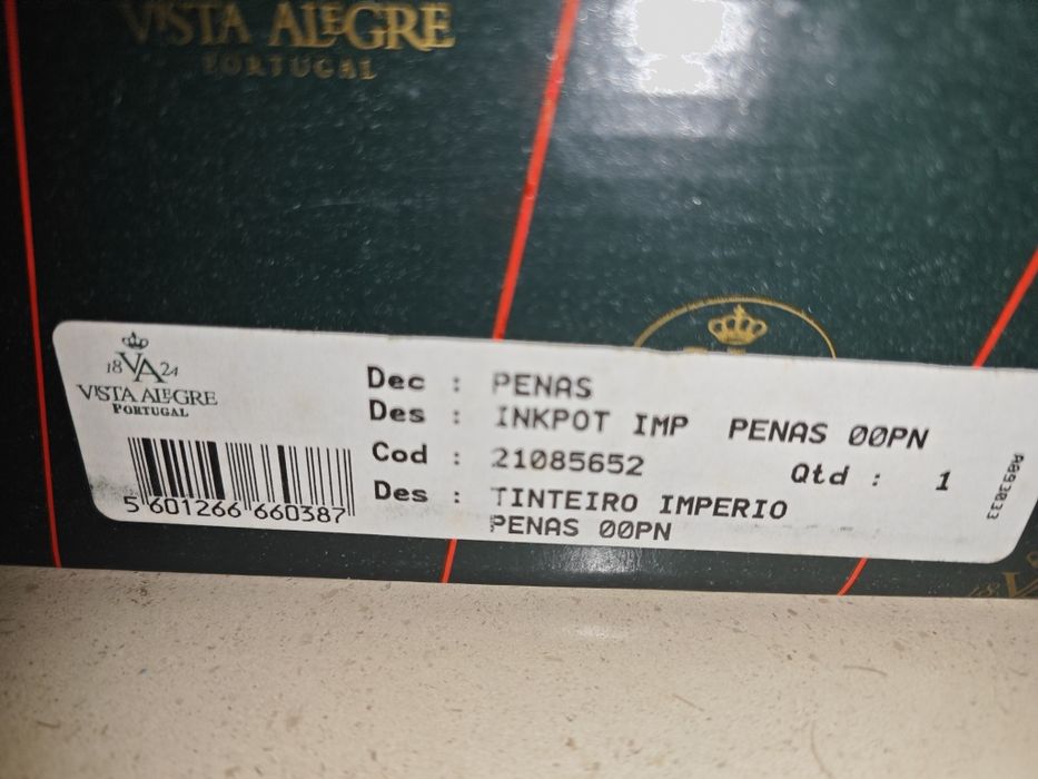 Tinteiro Império Penas Vista Alegre